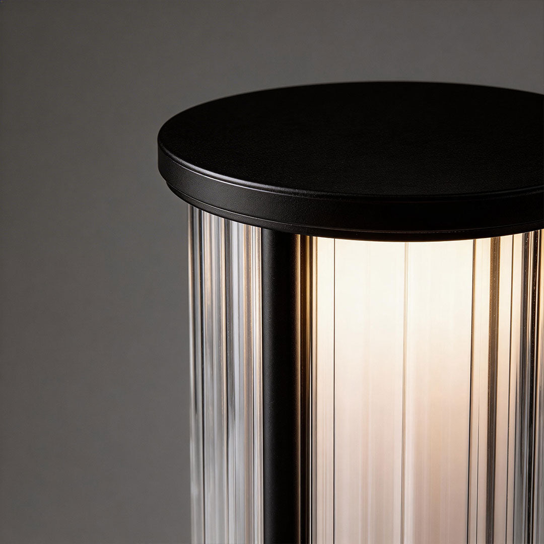 Modern Outdoor Bollard Lights – Black Stainless Steel LED Landscape Lighting
