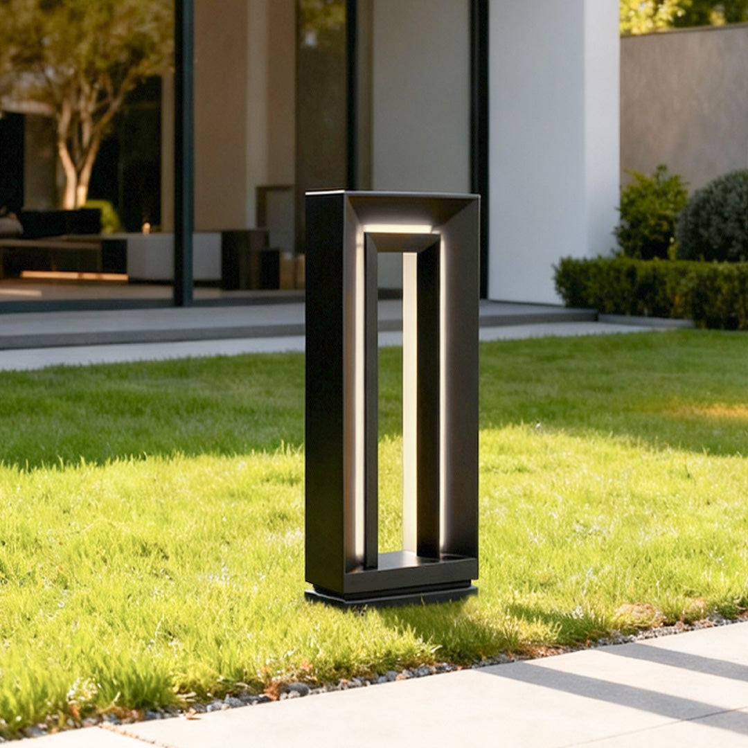 Modern LED Bollard Light for Pathways & Gardens | Stainless Steel