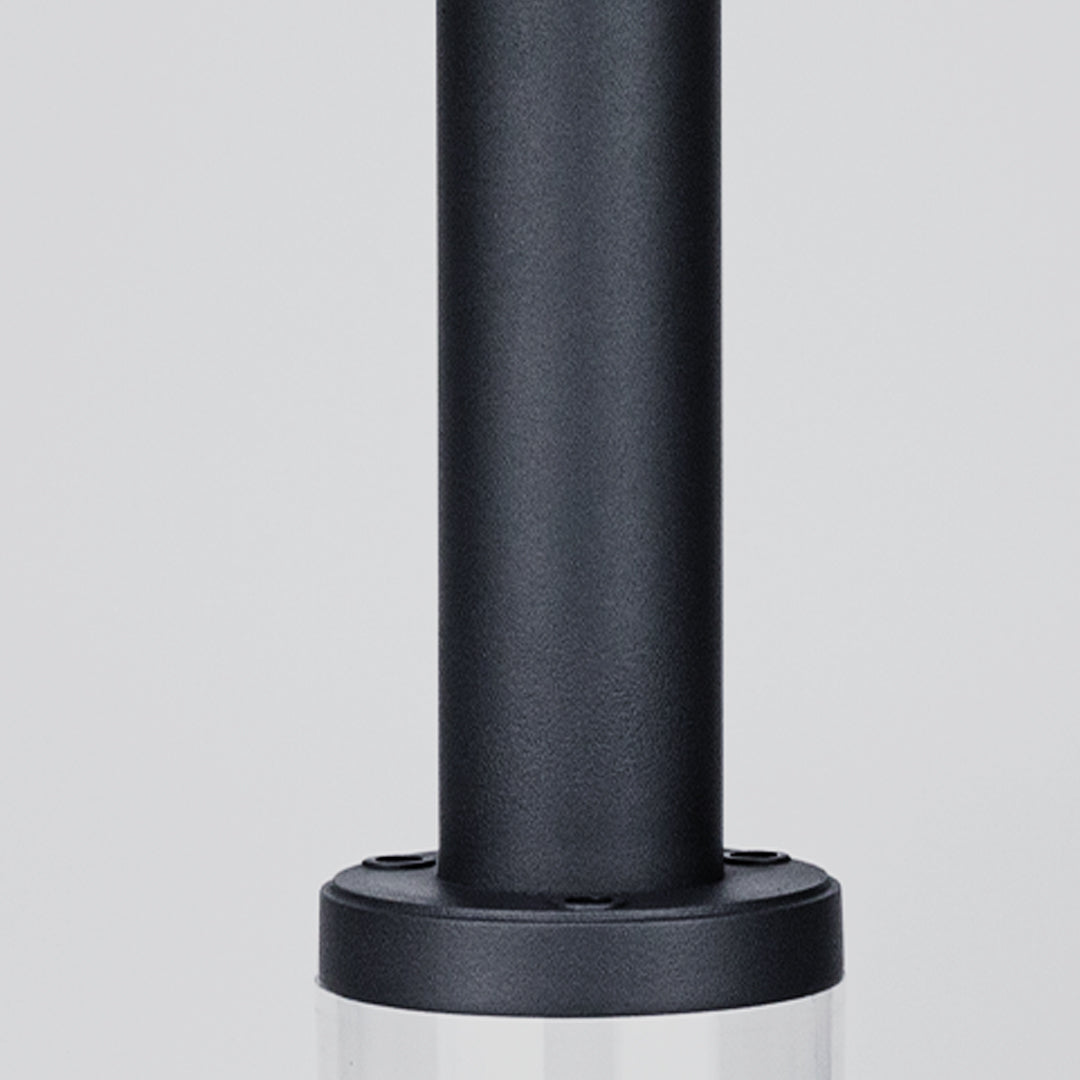 Minimalist Outdoor Bollard Light with Warm LED Glow for Pathways and Gardens