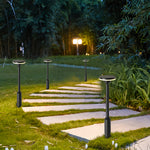 Outdoor LED Path Light with Aluminum Body and Warm White Glow