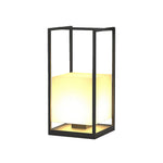 Modern Outdoor Lantern with Solar & Hardwired Options