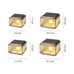 All-Copper Outdoor Pillar Lights with Solar & Hardwired Options
