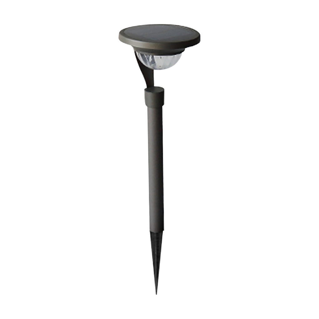 Aura Floating Solar Garden Stake Light in Matte Gray
