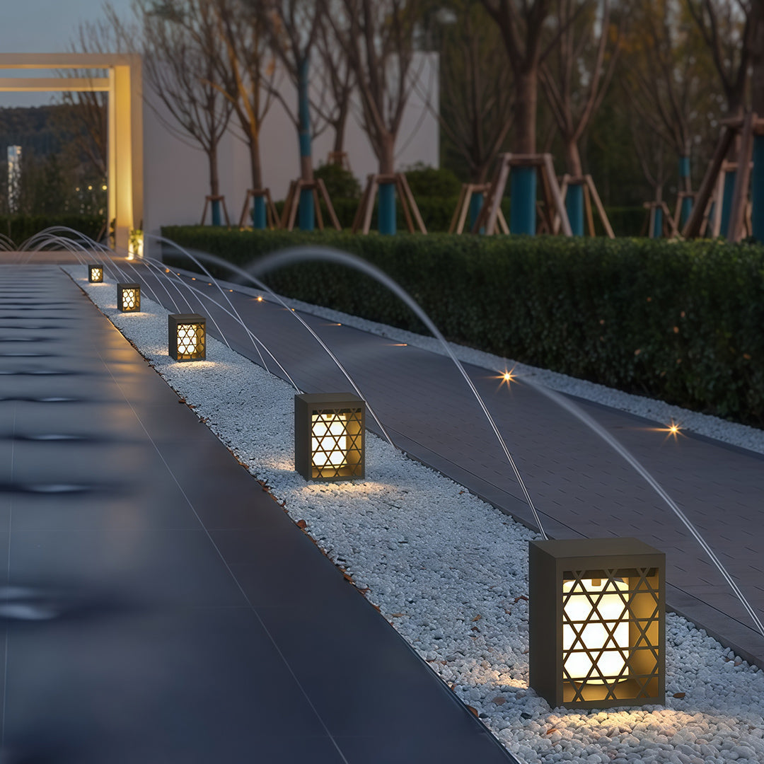 Modern Bollard Landscape Light | Stainless Steel LED Path Lamp