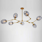 Nordic Branches Bubble Sputnik Chandelier 5 To 11 Lights Gold Finish