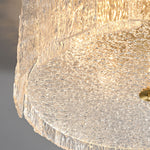 Lumière Copper Glass Flush Mount Ceiling Light