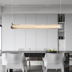 Italian Minimalist Glass Pendant Light for Kitchen Island