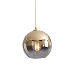 Lumina Glass Globe Pendant Light – Modern Single-Ball Ceiling Lamp for Dining & Living Spaces