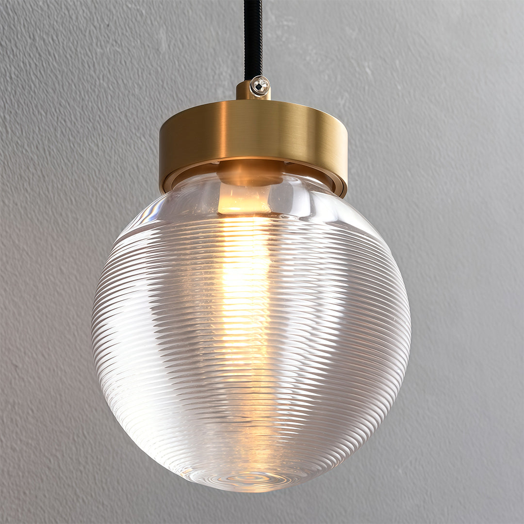 Luxury Copper Chandelier with Clear Glass Shades for Modern Interiors