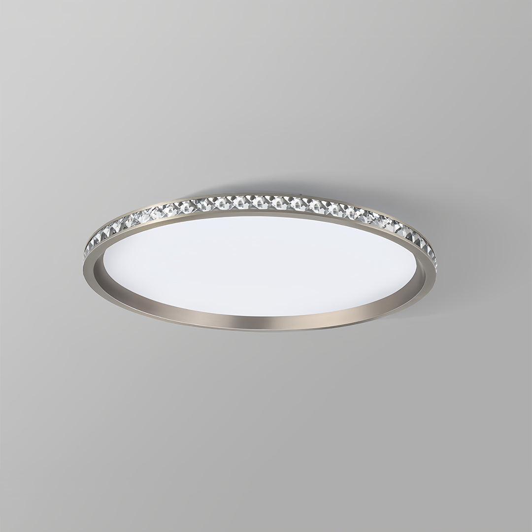 Lumina Round Flush Mount LED Ceiling Light in Minimalist Aluminum