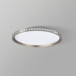 Lumina Round Flush Mount LED Ceiling Light in Minimalist Aluminum