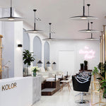 Lumina Circular LED Pendant Light in Metal Finishes