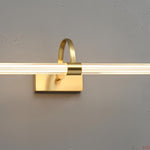 Aurora Nordic Brass Vanity Light Bar for Bathroom Mirror