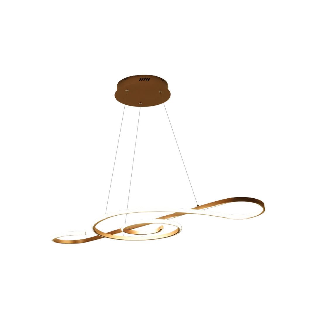Rhapsody Linear LED Chandelier – Modern Minimalist Pendant Light for Dining & Living Spaces