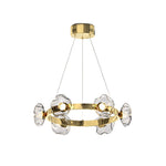Lumina Ring LED Chandelier — Modern Nordic Glass Pendant Light