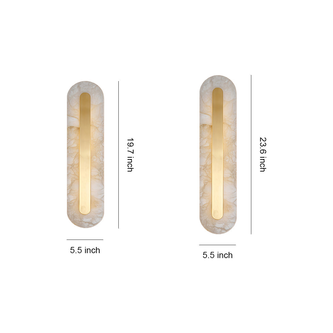 Luxury Brass Cloud Stone Wall Sconce with Warm LED Light for Modern Interiors