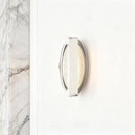 Modern Gold LED Wall Sconce with Acrylic Shade for Bedroom and Hallway