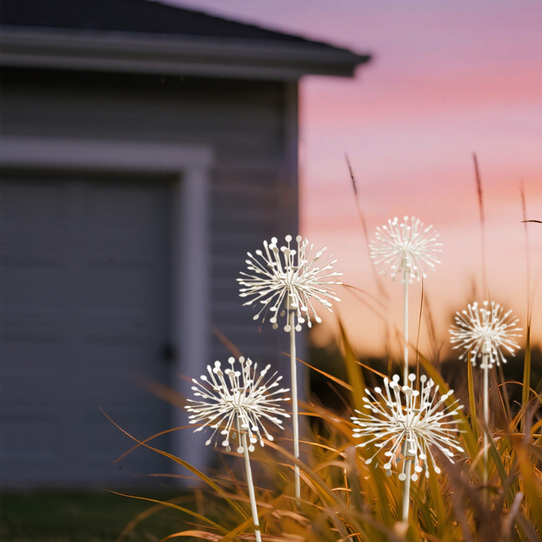 Dandelion Landscape Garden Lights – Modern Outdoor LED Spike Set