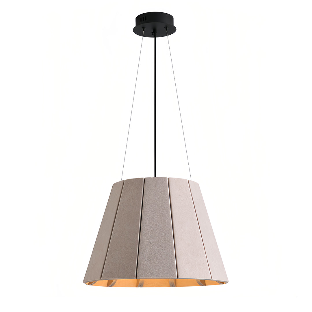 Acoustic PET Felt Pendant Light with Iron Frame, Modern Minimalist Ceiling Lamp
