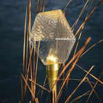 Lumière Diamond Path Light – Modern Landscape LED Bollard in Gold