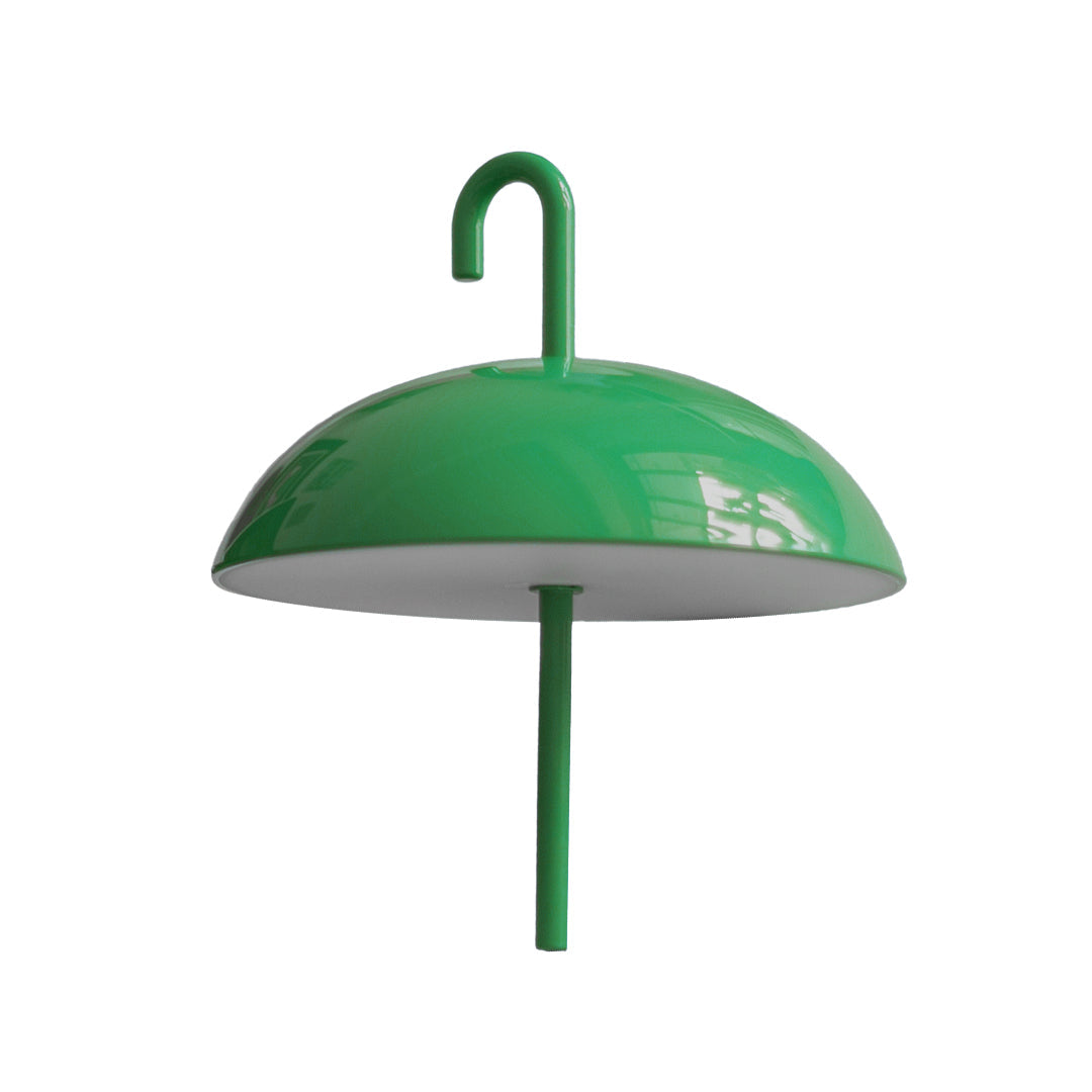 Aria Portable LED Table Lamp with Umbrella Shade, Rechargeable & Dimmable