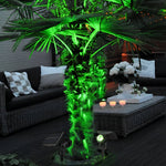 Solar Ground Spike Spotlight with Adjustable RGB LED for Landscape and Trees