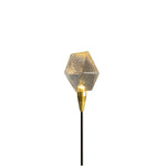 Lumière Diamond Path Light – Modern Landscape LED Bollard in Gold