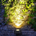 Circular LED Landscape Spotlight with Die-Cast Aluminum Housing