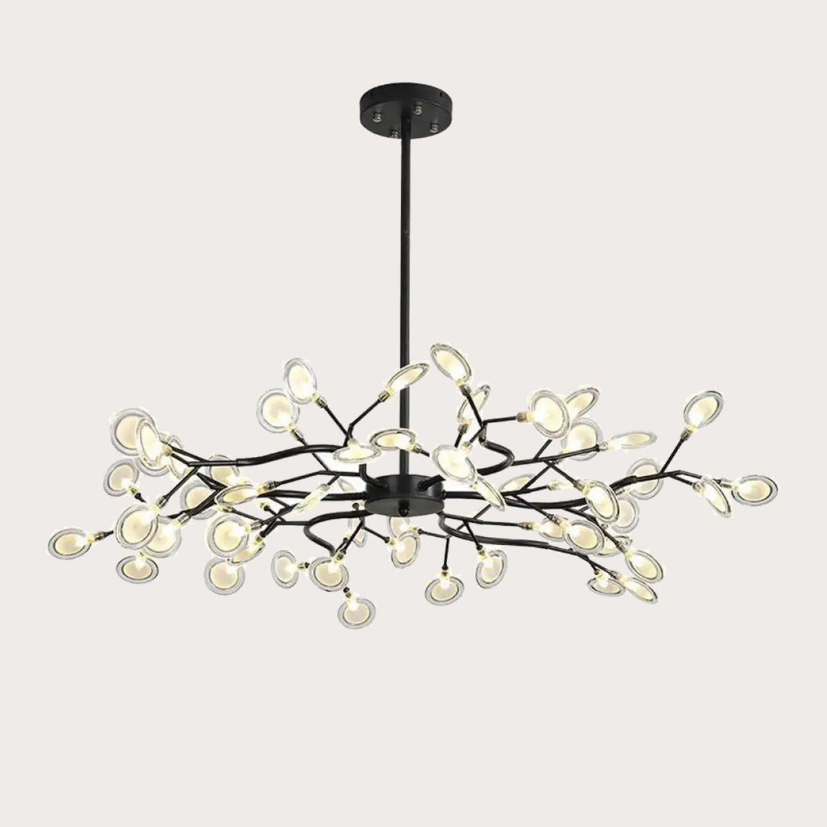 Creativity Firefly Led Chandelier Black Gold For Living Room Bedroom Hall Home Decor Indoor Lighting Minimalist Ceiling Pendant