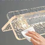 Modern White Linear Pendant Light with Frosted Acrylic Shade for Kitchen Island and Dining Room