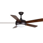 Hanging 3 Gear Wind Speed Retro Wood Fan Blade Mute Energy Saving Ceiling Fans With Lights