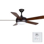 Hanging 3 Gear Wind Speed Retro Wood Fan Blade Mute Energy Saving Ceiling Fans With Lights