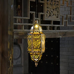 Solar-Powered Moroccan Lanterns for Outdoor Patio and Garden