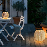 Artisan Solar Wicker Lantern with Warm LED Glow for Outdoor Living