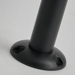 Industrial Umbrella Pathway Light in Black Aluminum for Outdoor Walkways