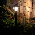 Hexagon Outdoor Post Light in Black – Die-Cast Aluminum LED Path Lighting