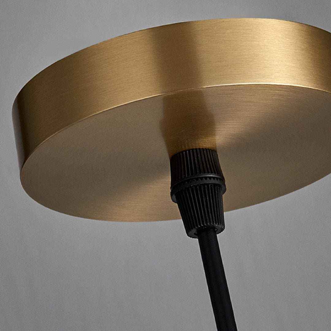 Honeycomb Glass Pendant Light, Mid-Century Modern Ceiling Lamp