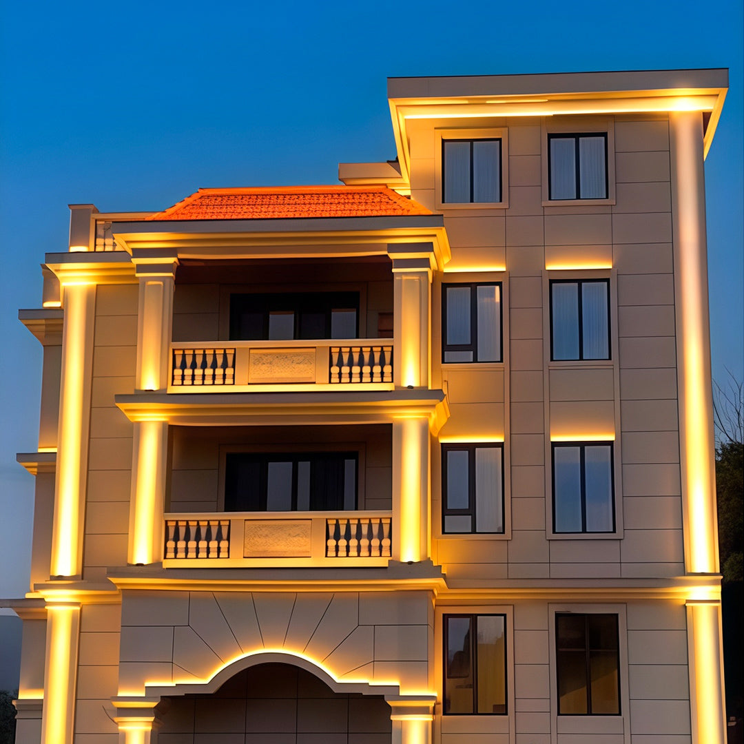 Architectural Square LED Wall Wash Light – IP67 Waterproof Outdoor Luminaire