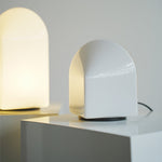 Lumina White Glass Table Lamp — Warm Ambient LED Night Light