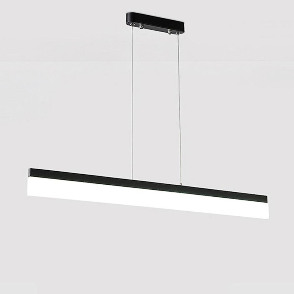 Linear LED Pendant Light in Aluminum and Acrylic for Modern Interiors