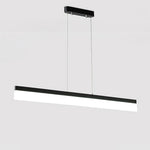 Linear LED Pendant Light in Aluminum and Acrylic for Modern Interiors