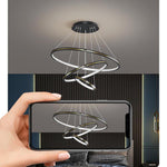 Stylish 3 Rings Led Chandelier