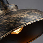 Semi Globe Metal LED Pendant Light with Adjustable Cord for Modern Interiors