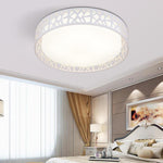 Lumina Drum LED Flush Mount Ceiling Light in Nordic Metal
