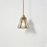 Nordic Style Vintage Brass Pendant Lamp