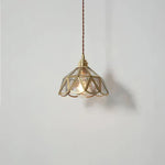 Nordic Style Vintage Brass Pendant Lamp