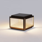 Minimalist Outdoor Pillar Top Light – Waterproof LED Post Cap Lantern
