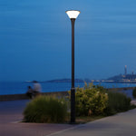 Minimalist LED Yard Post Light with Die-Cast Aluminum Body