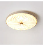Heliora Travertine LED Flush Mount Ceiling Light, Modern Sunburst Design