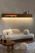 Mountain Reverie Wall Sconce — Handcrafted Wood LED Wall Light